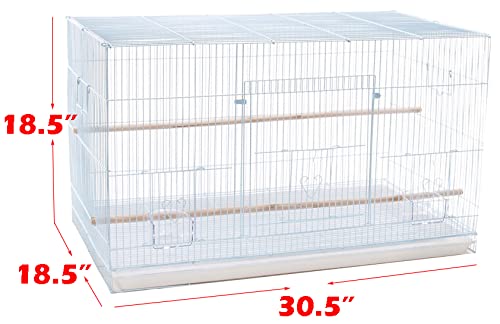 Large Black Breeding Bird Flight Cage B6497