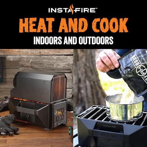 Compact Self-Powered Camping Heater & Stove O332355