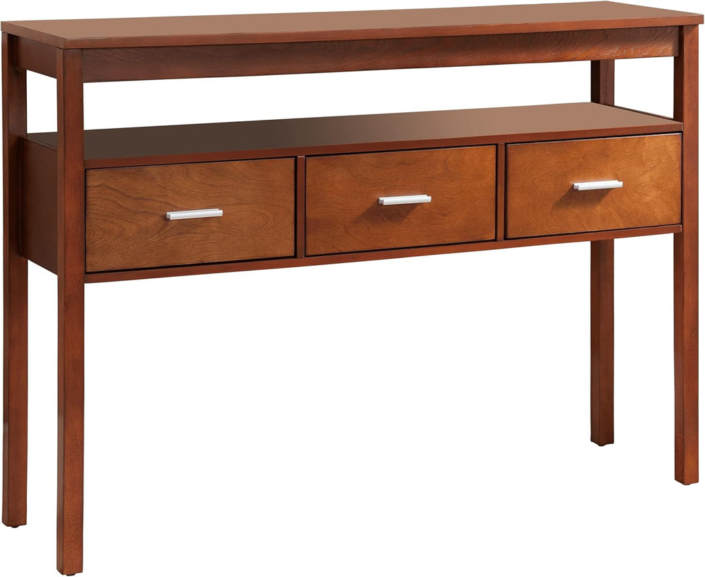 Walnut Wood Console Table L40633