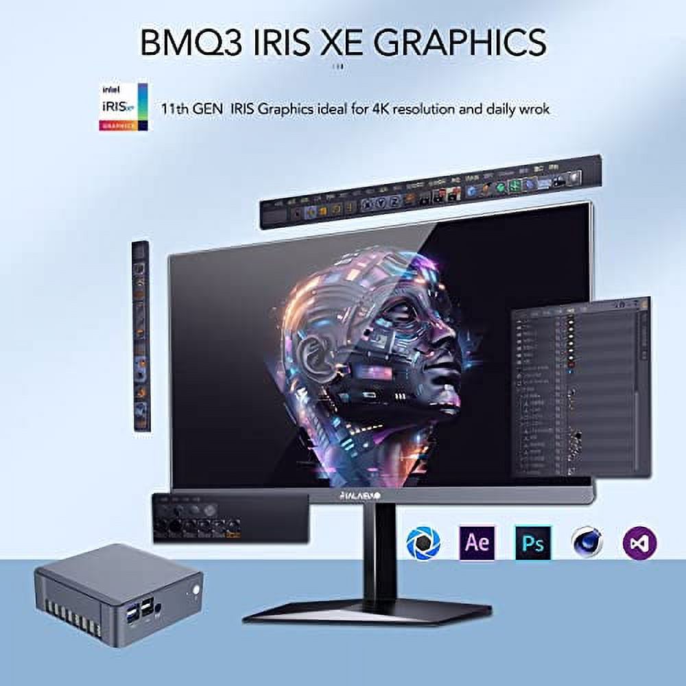 Mini PC Core i5 1135G7 16GB DDR4 RAM 1TB NVME SSD D40484