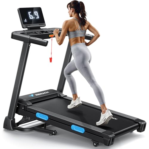Foldable Treadmill with Incline, 7.5MPH, 16.5" Wider Belt D6153