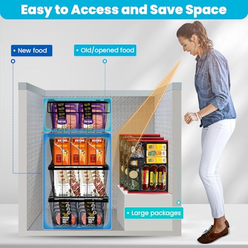 3 Pack Stackable Freezer Organizer Bins C76493