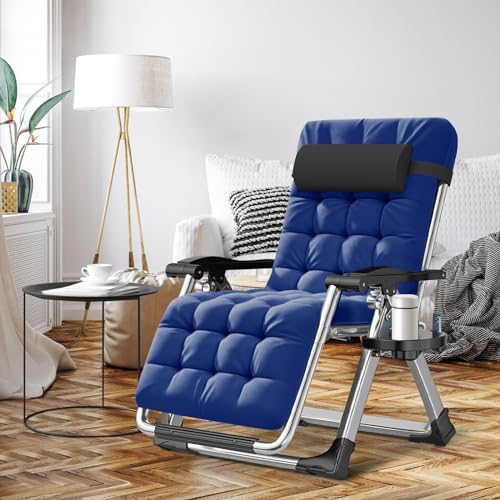 Zero Gravity Folding Lounge Chair with Removable Cushion N486426