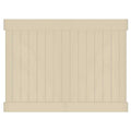 White Vinyl Privacy Fence Panel Kit X663
