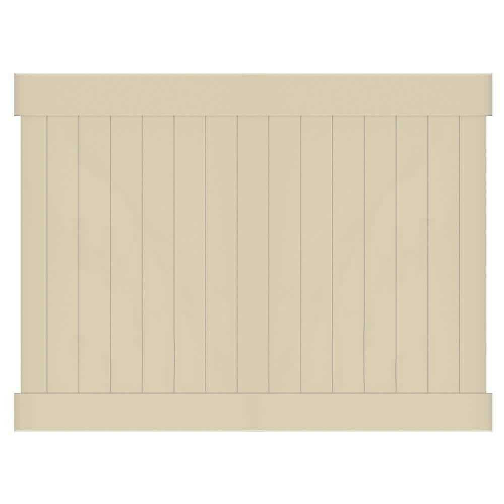 White Vinyl Privacy Fence Panel Kit X663