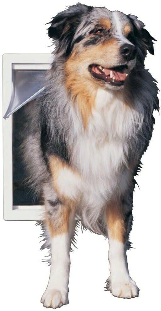 Aluminum Sash Window Pet Door Extra Large White A68499