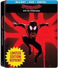 Spider-Man: Into the Spider-Verse Blu-ray DVD Digital Copy Steelbook Action & Adventure T219557