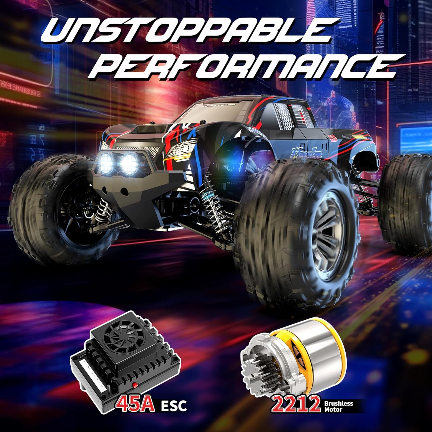 1:10 Scale 48+ KMH Remote Control Car & 60+KMH Brushless Rc Cars C133