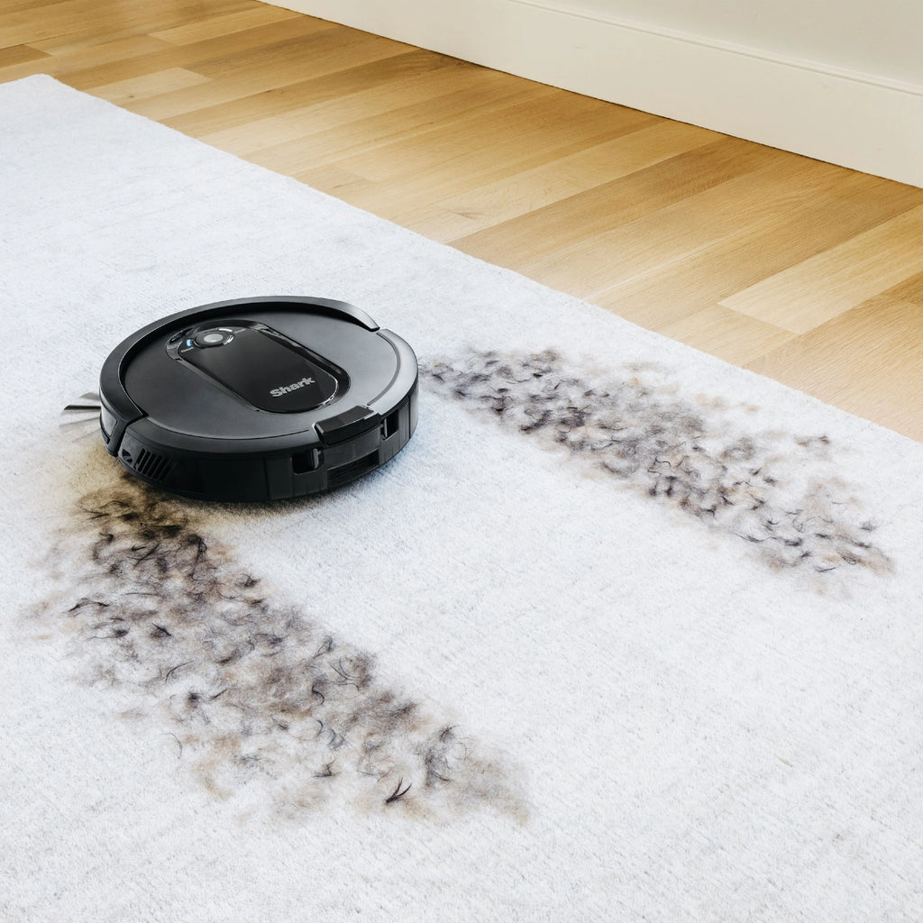 Black Robot Vacuum Cleaner with Self Empty Charger Base D123