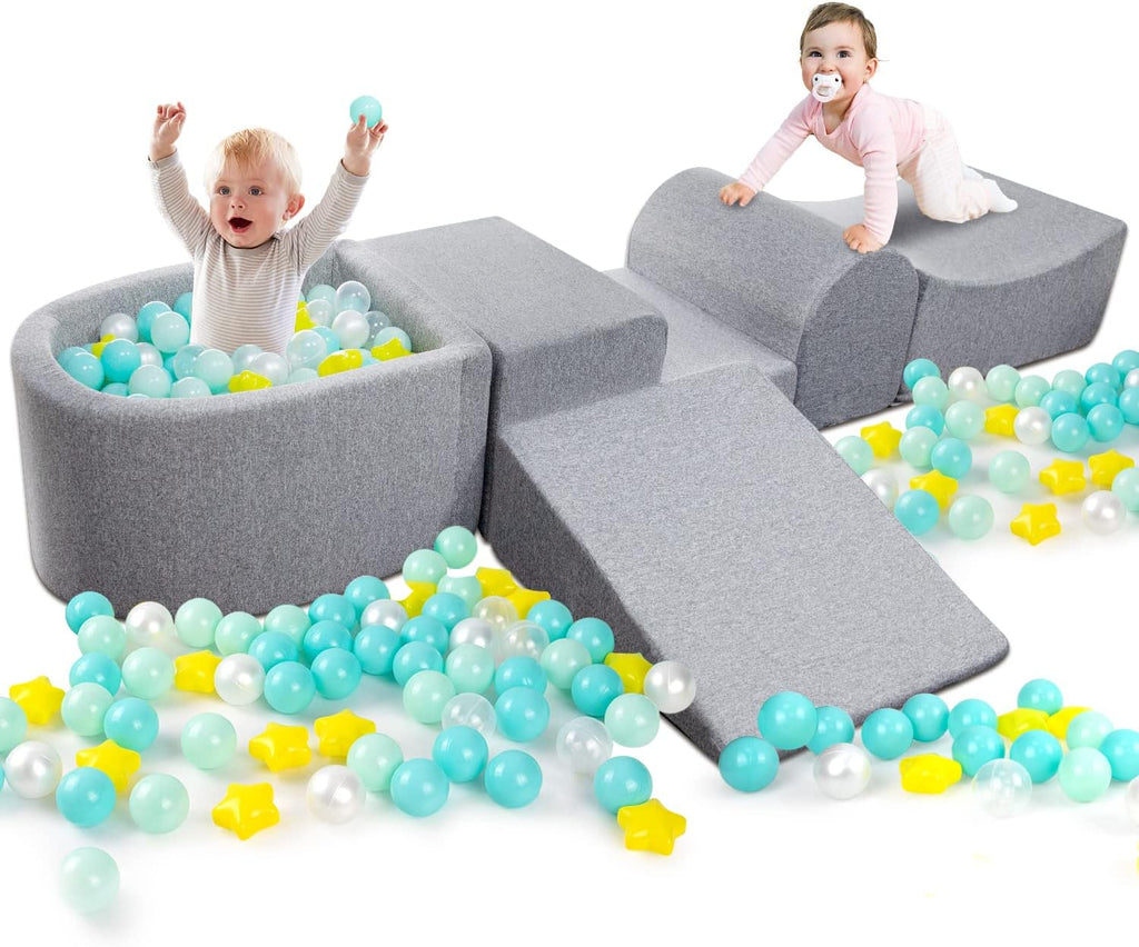 Soft Foam Climbing Blocks and Ball Pit K2123