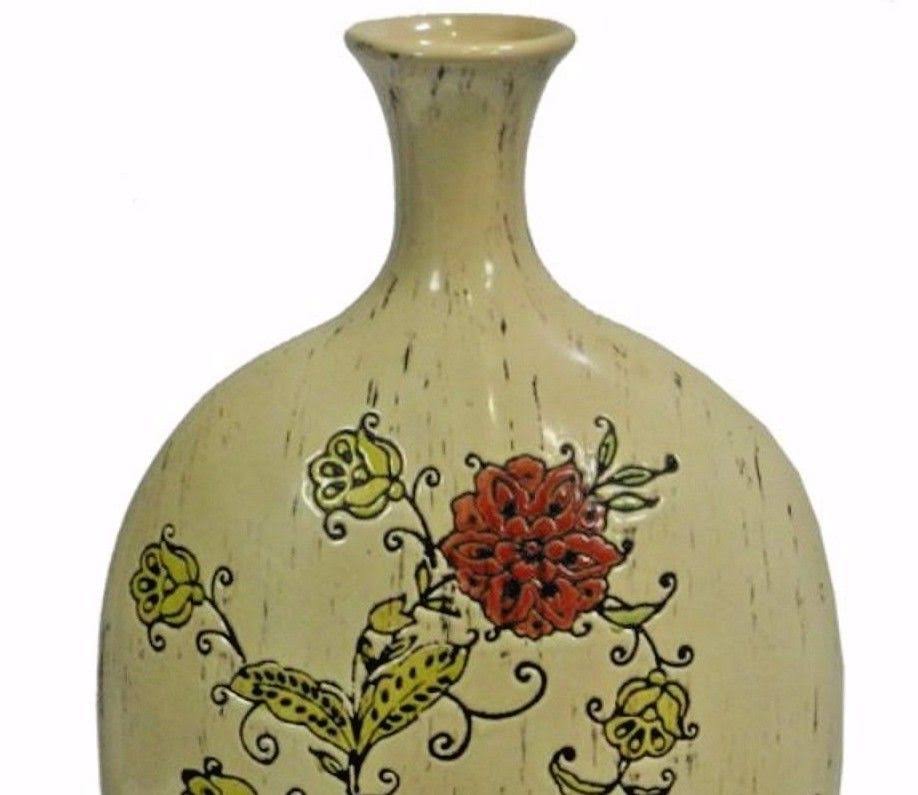 Multicolor Ceramic Vase Z2214