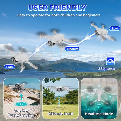 1080P HD Mini FPV Drone with Altitude Hold U8404