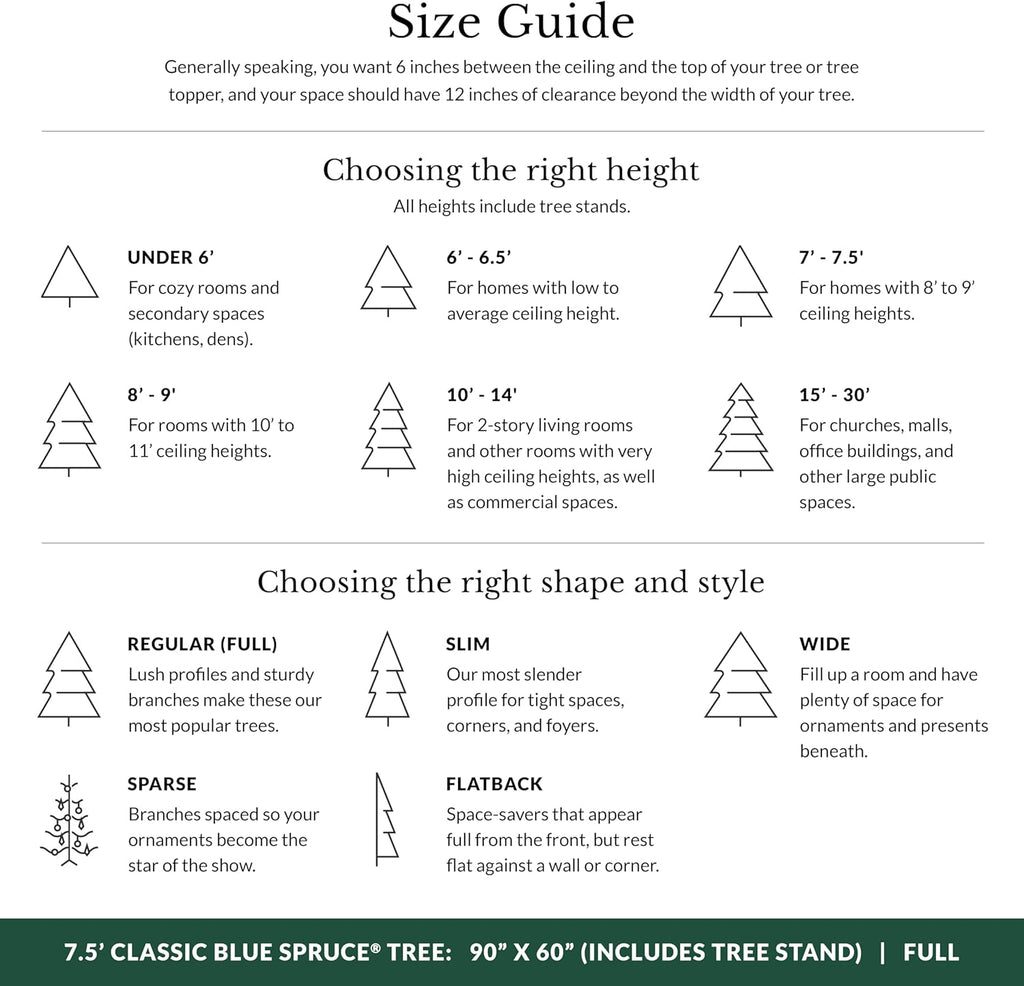 7.5ft Pre-Lit Artificial Christmas Tree with 1000 Clear Incandescent Lights D78056