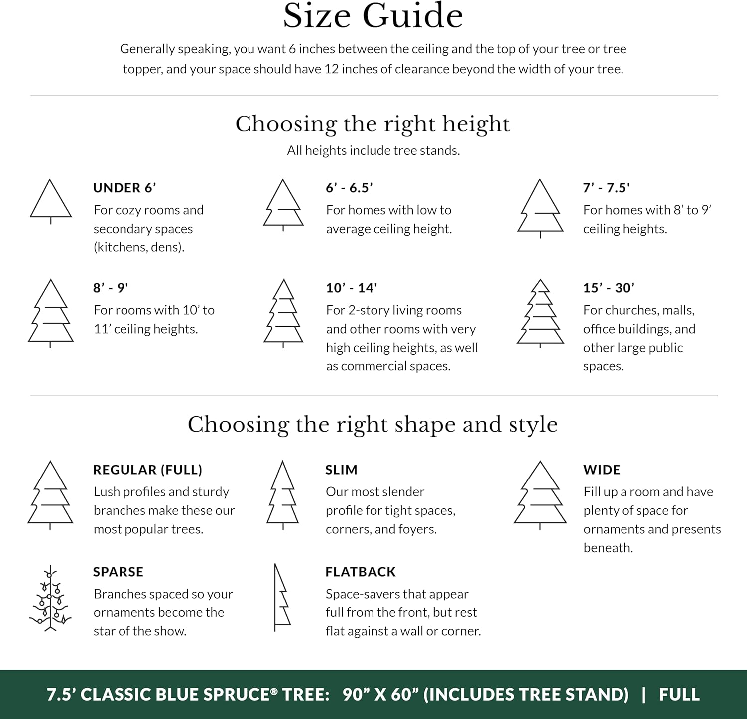 7.5ft Pre-Lit Artificial Christmas Tree with 1000 Clear Incandescent Lights D78056
