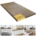 Walnut Solid Wood Butcher Block Countertop, 3ft L x 25"W x 1.5in Thick T185086