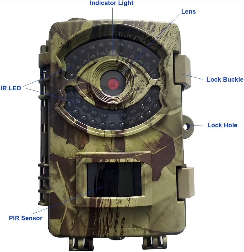 4K Night Vision Motion Activated Trail Camera with 32GB Card V49161