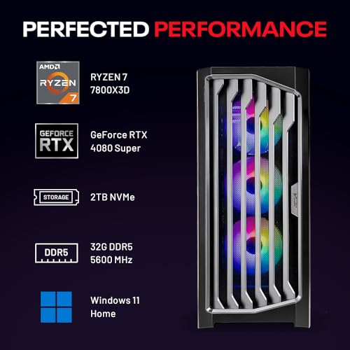 Intel Core-i7 9700KF 3.6GHz RTX 2060 6GB 16GB DDR4 3000 1TB SSD Black Gaming PC Desktop K834