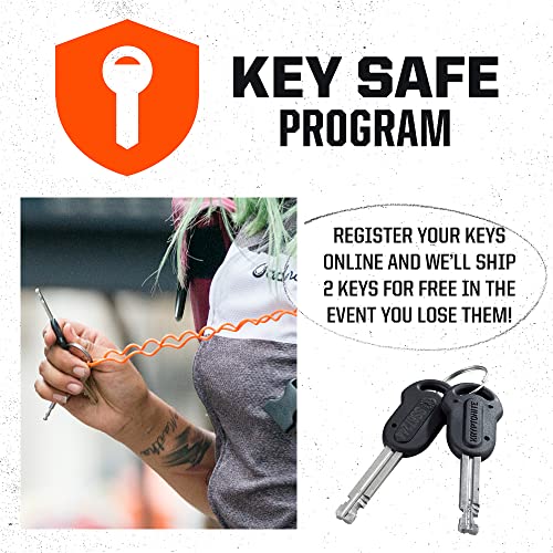 Heavy Duty Anti-Theft Bicycle U-Lock with 16mm Long Shackle W247242