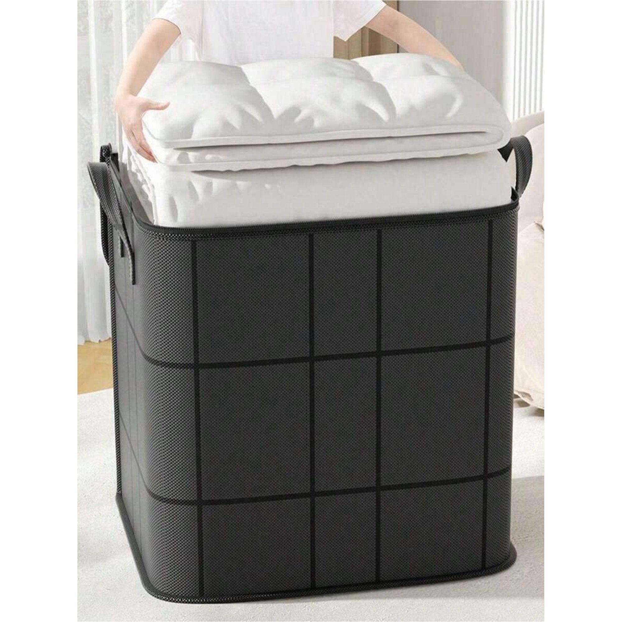 Black Thickened Foldable Storage Bag F1276