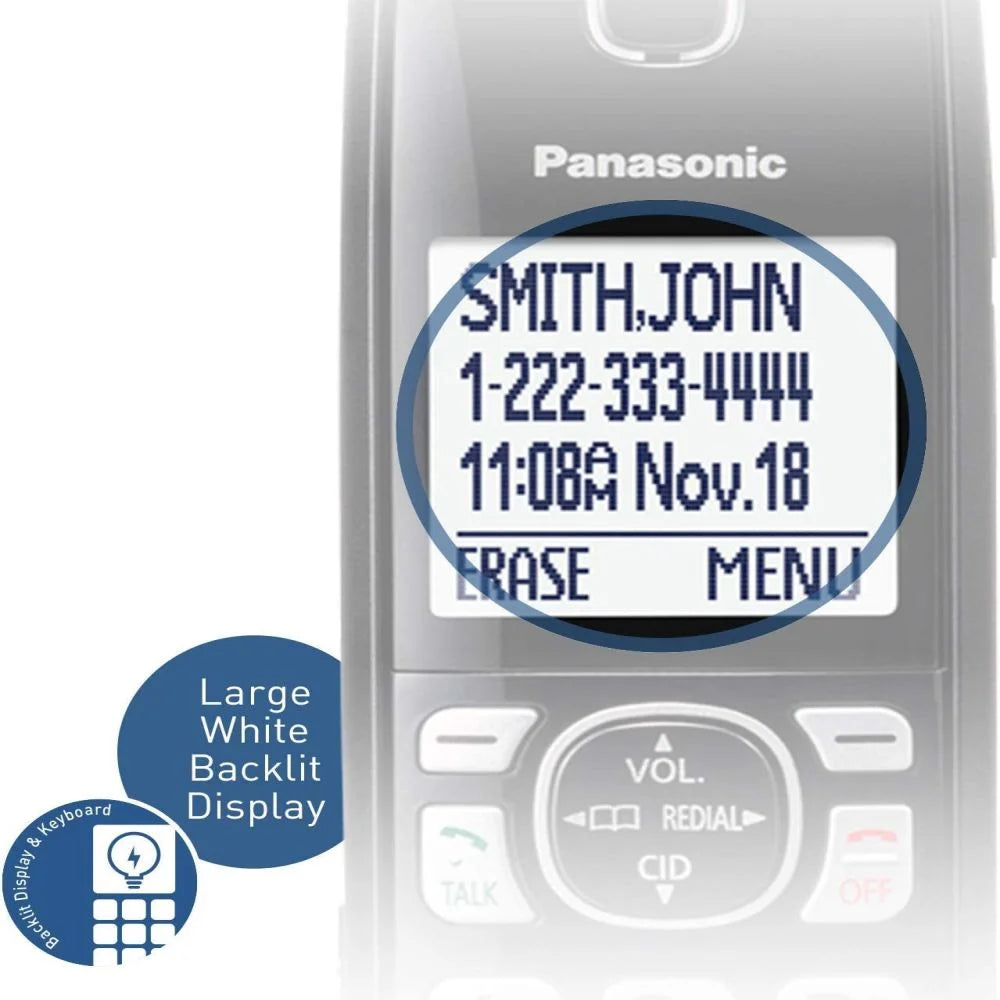 4 Handset Cordless Phone with Answering Machine W131