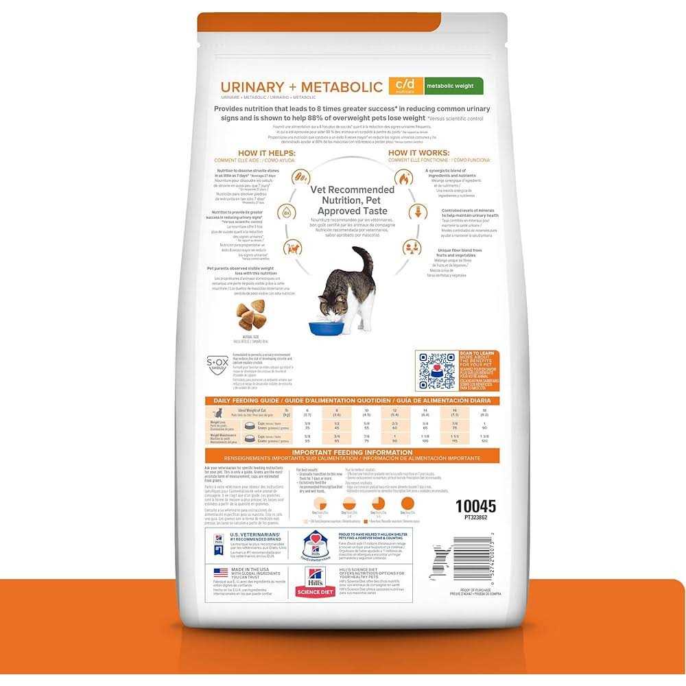 Prescription Diet Metabolic + Urinary Weight + Urinary Care Chicken Flavor Dry Cat Food K1448