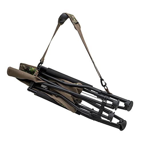 Turkey Hunting Chair with Camo Steel Frame and Carry Strap X184497
