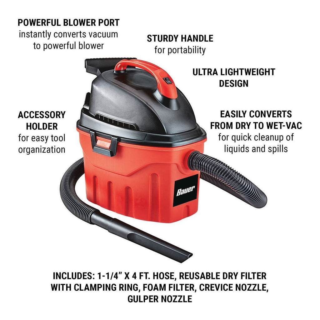 3 Gallon 3 Peak HP Wet/Dry Vacuum H747162