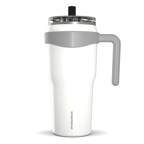 40oz Stainless Steel Double Wall Vacuum Insulated Tumbler With Handle And 2 in 1 Straw Lid Q404972