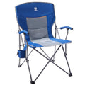 Folding Camping Chair with Padded Hard Armrest Carry Bag Cup Holder F97537