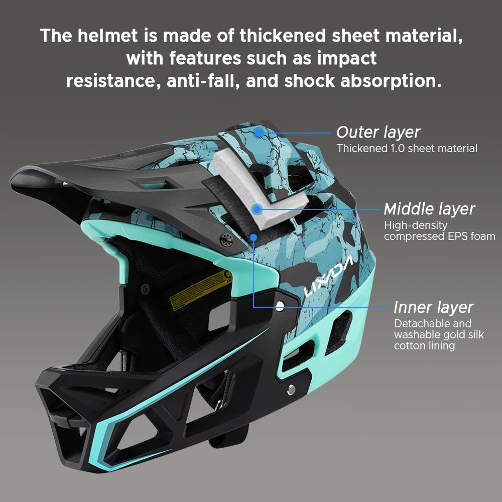 Adult Racing Downhill MTB Helmet U779928