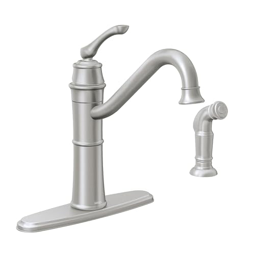 Mediterranean Bronze High-Arc Kitchen Faucet with Side Spray K62042