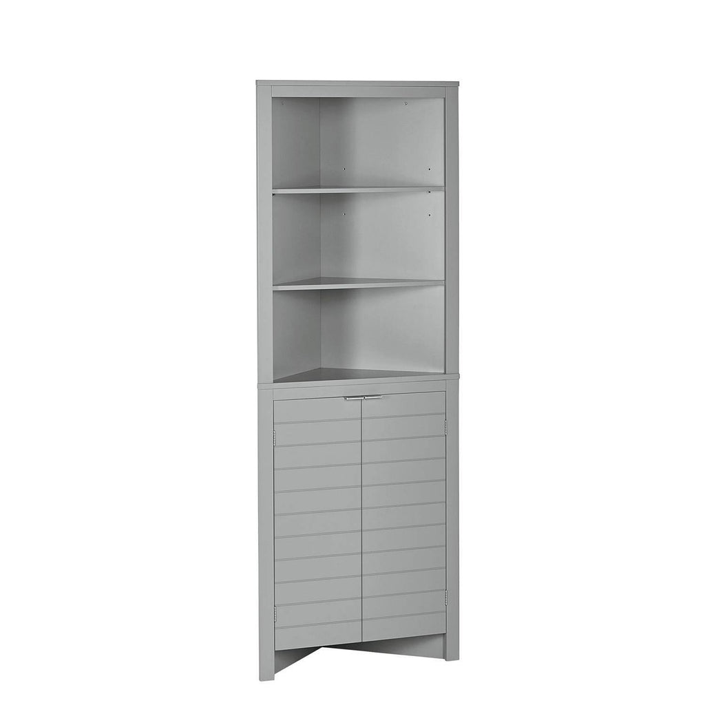 Gray Tall Corner Cabinet D888827