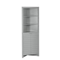 Gray Tall Corner Cabinet D888827