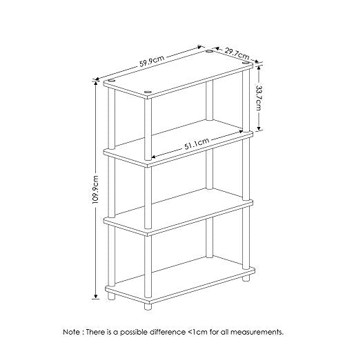 Dark Cherry 3-Tier Multipurpose Shelf Z811