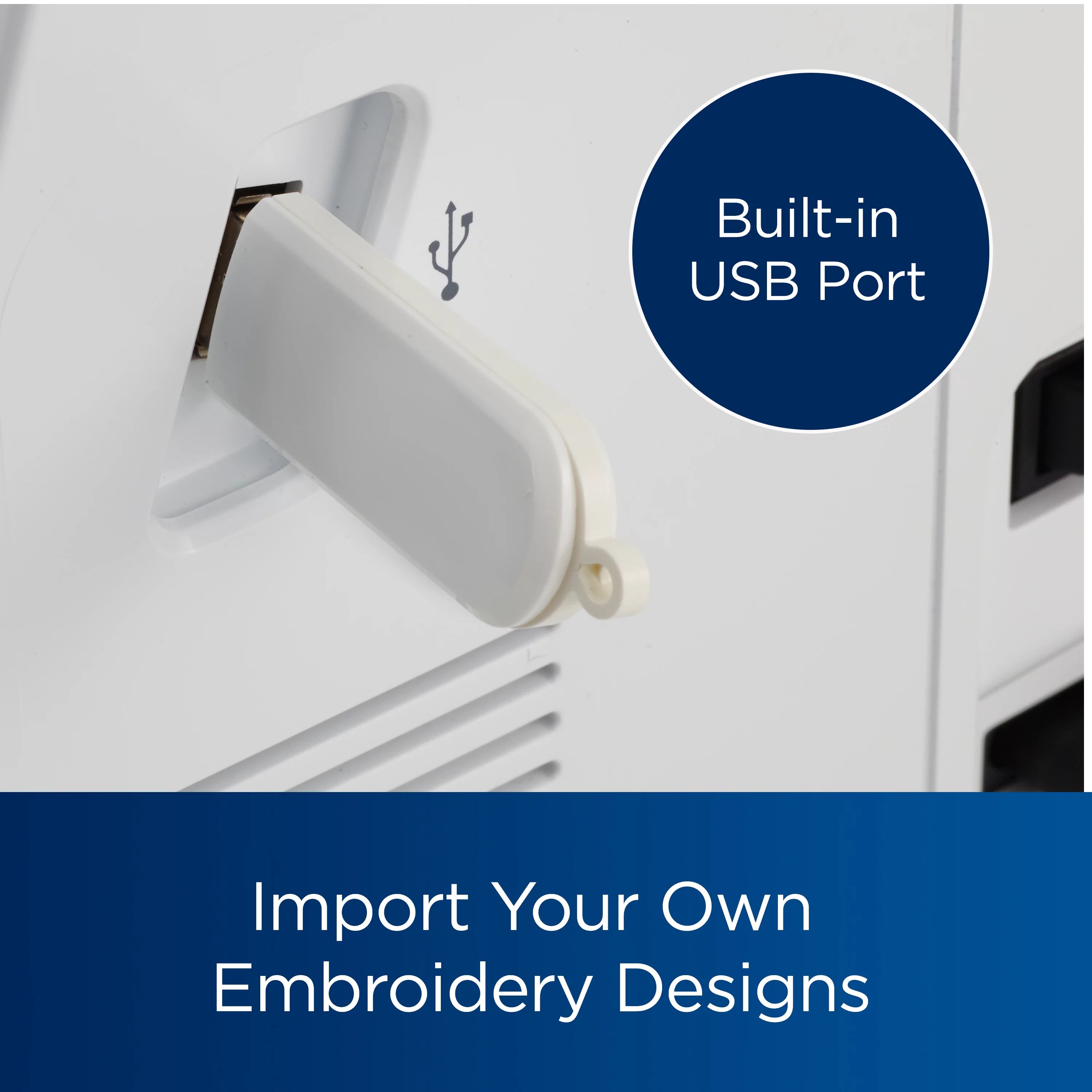 Computerized Sewing & Embroidery Machine with Built-in Designs & Wireless Connectivity O6053