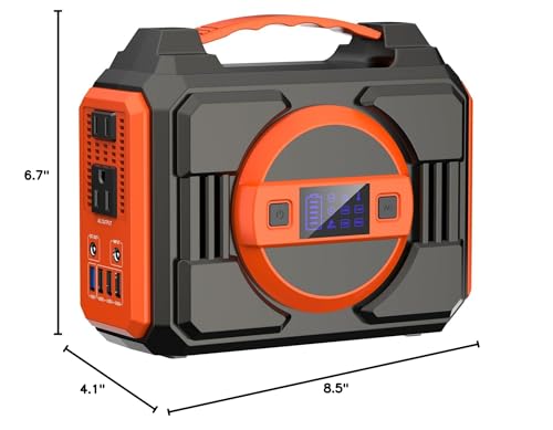 Portable Solar Generator 300W 220Wh with 40W Solar Panel V973436