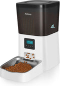 Automatic Cat Feeder with Stainless Steel Bowl B720827