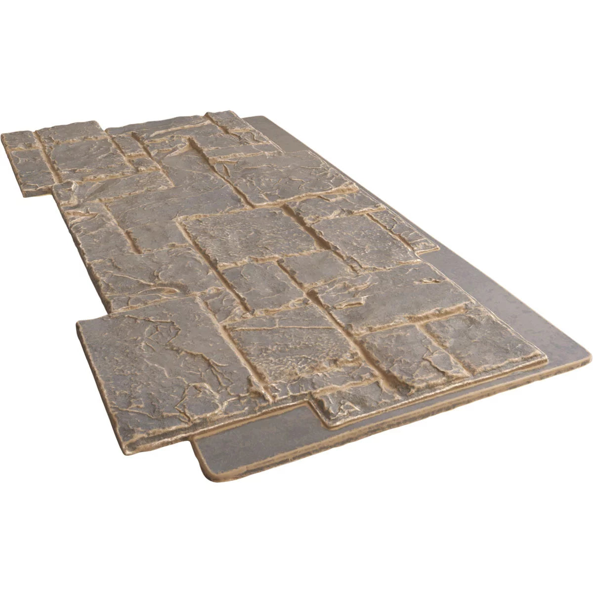 49"W x 24 1/2"H x 1 1/4"D Faux Stone Siding Panel B6199