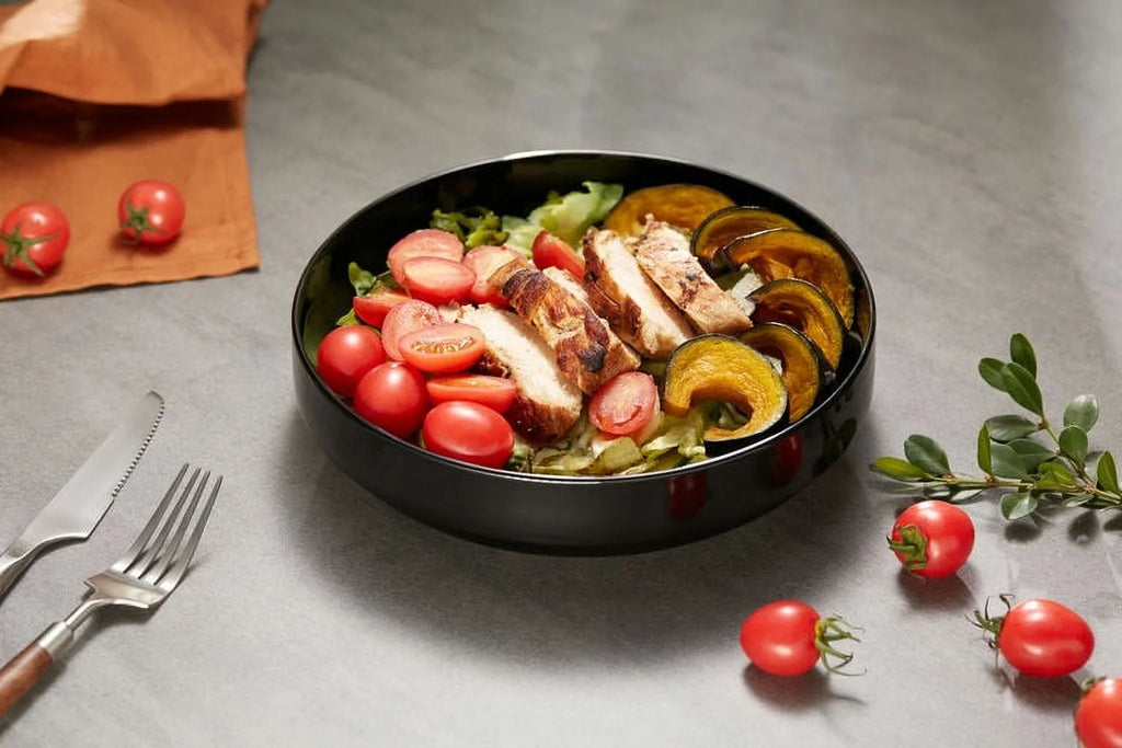 Black 47 oz Ceramic Pasta Bowls Set of 4 Z989298