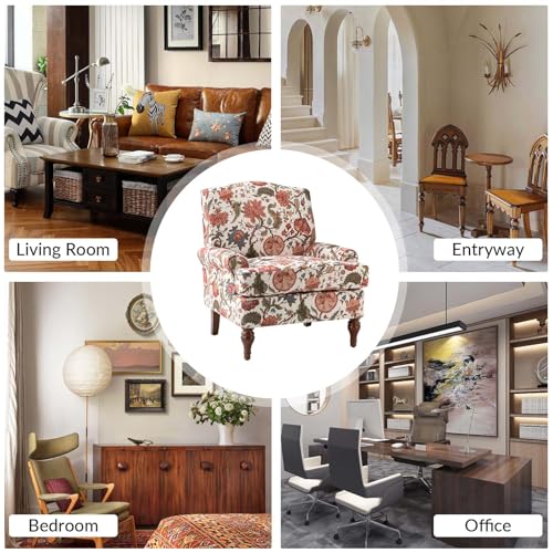 Accent Chair with Wood Legs and Removable Cushion G21973