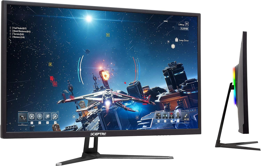 32" QHD 2560x1440 LED Monitor HDMI DisplayPort 85Hz Built-in Speakers Blue Light Shift Machine Black W11907