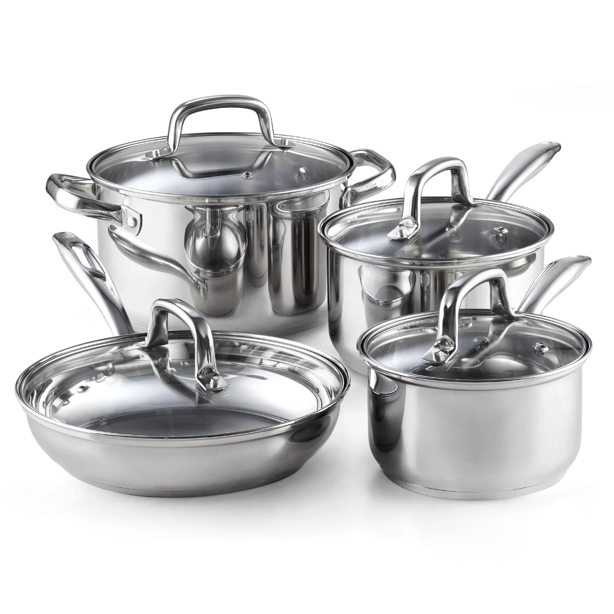 8 Piece Stainless Steel Cookware Set I10912