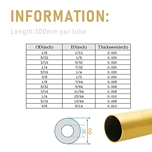 Brass Tube 280 Seamless Round Tubing K78784