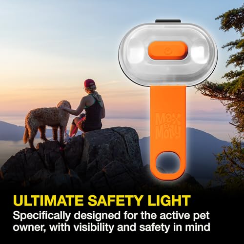 Rechargeable LED Dog Collar Light - Waterproof Silicone Safety Light S3337