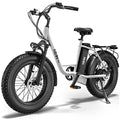 Electric Bike with 960W Peak Motor, 25mph Max Speed, 720WH Removable Battery, 20" Electric Bicycle with Shimano 7 Speed and Front Suspension L70493