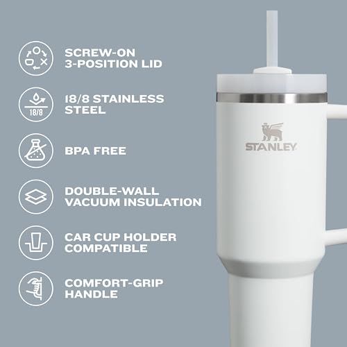 40 oz Insulated Stainless Steel Tumbler with Straw N8396