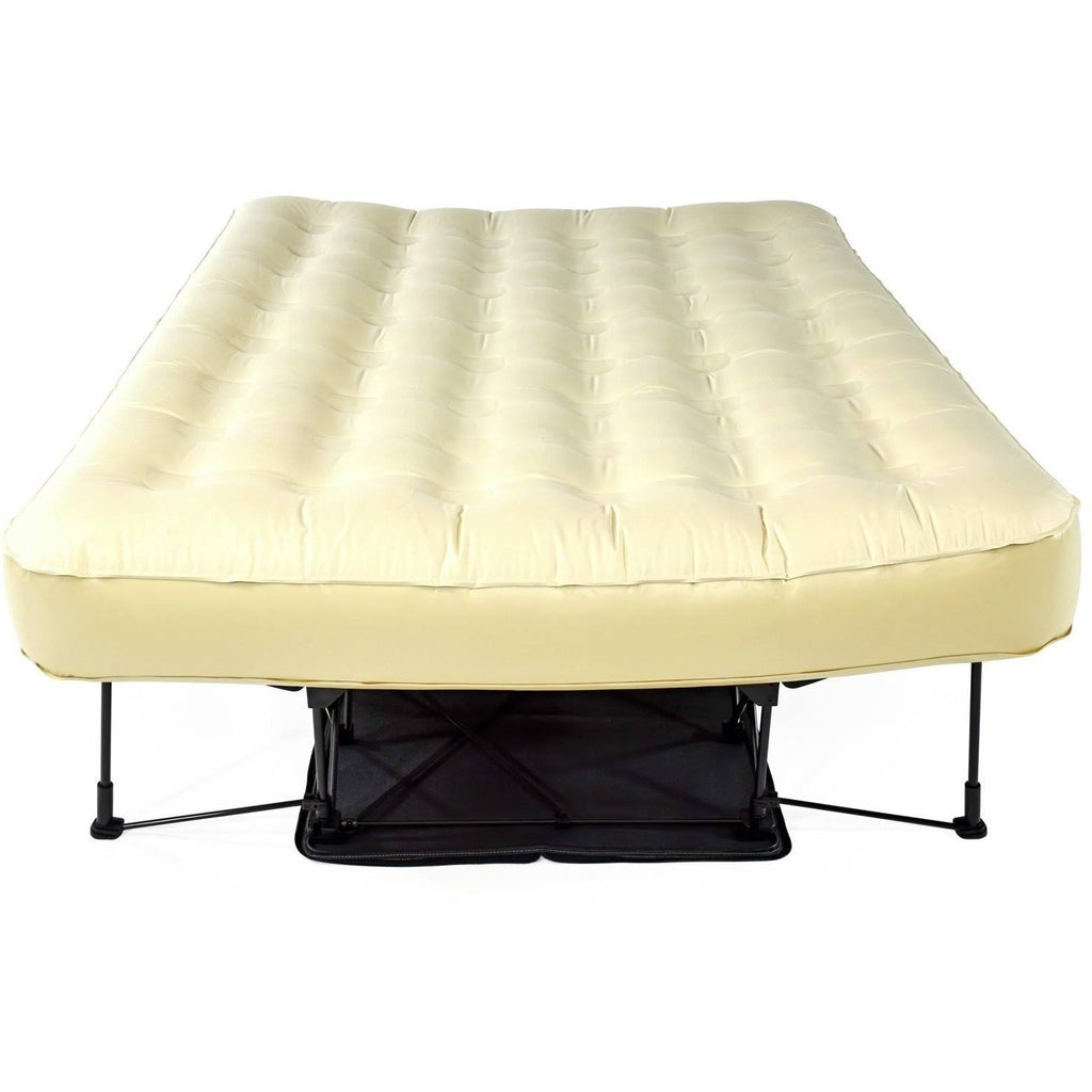 Queen Air Mattress with Frame and Rolling Case O22831