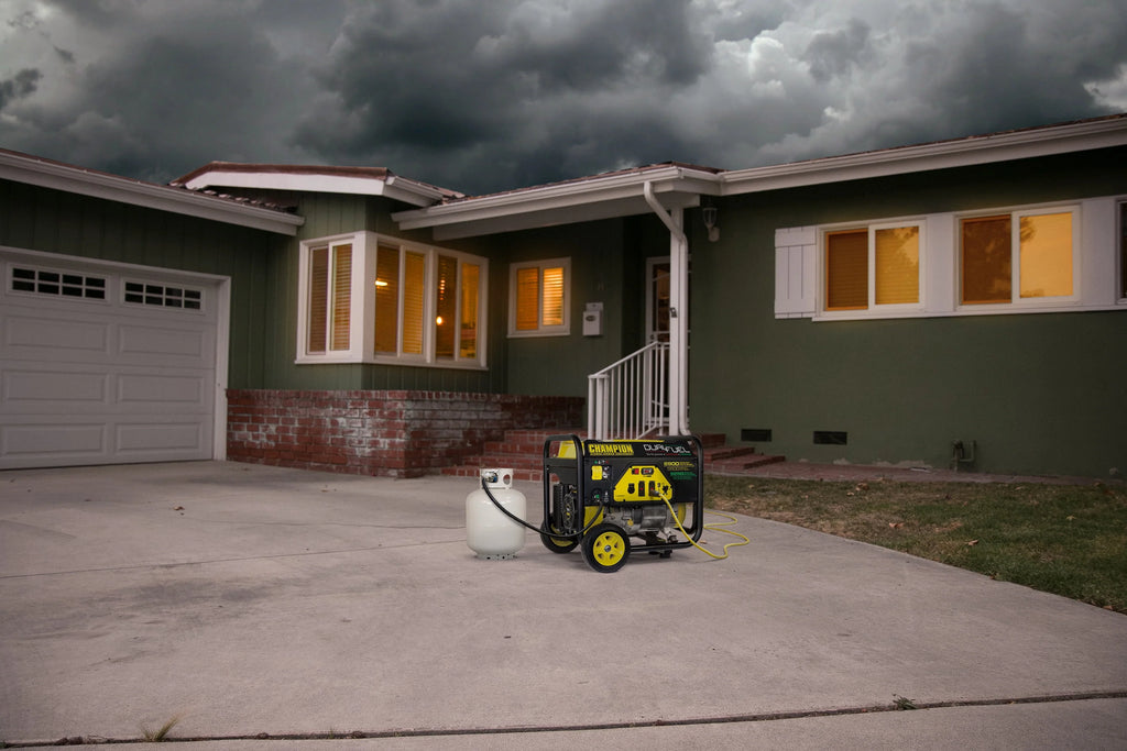 Dual Fuel Portable Generator with Wheel Kit F1725