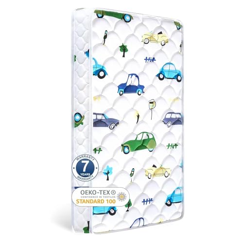 52" x 27.6" x 5" 100% Knitted Fabric Crib Mattress W304097