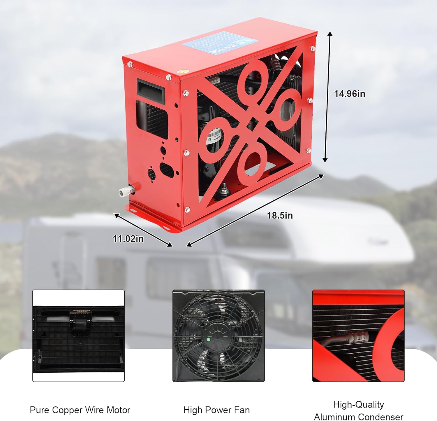 12V 11000BTU Mini Split Air Conditioner Q181217